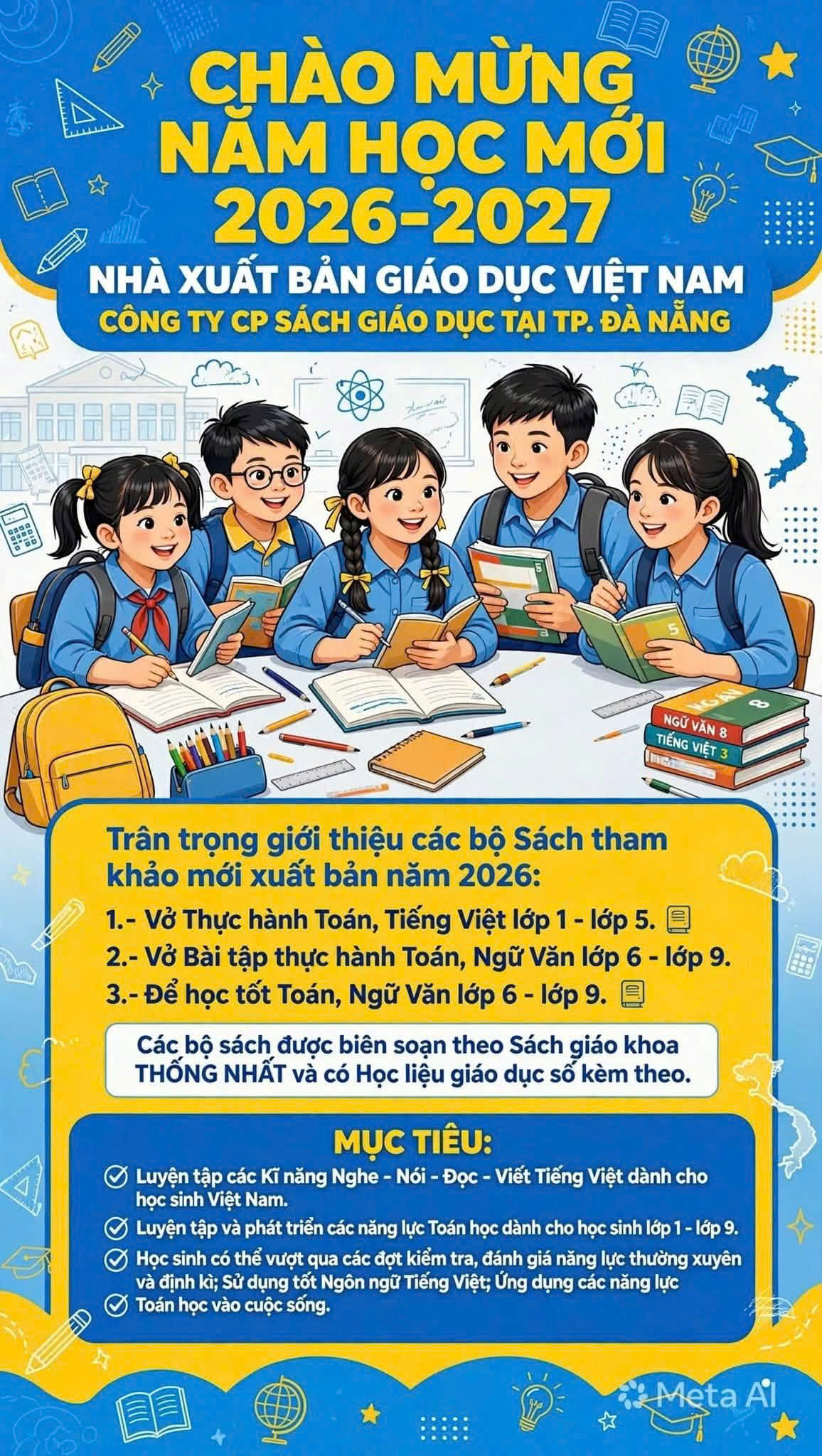 Ba bộ sách tham khảo mới dành cho học sinh lớp 1–9