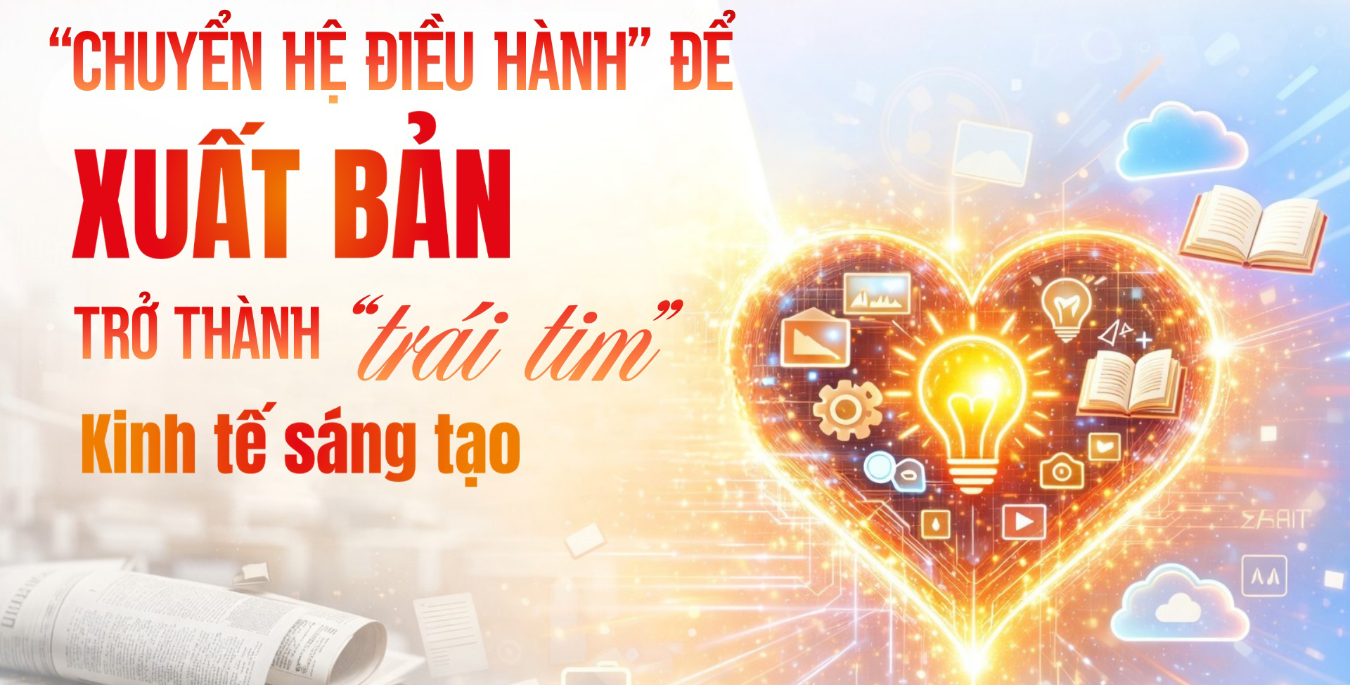 “Chuyển hệ điều hành” để ngành xuất bản trở thành “trái tim” kinh tế sáng tạo