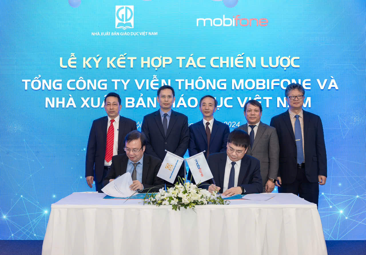 Hợp tác chiến lược giữa MobiFone và Nhà Xuất bản Giáo dục Việt Nam: Chuyển đổi số nâng cao chất lượng giáo dục