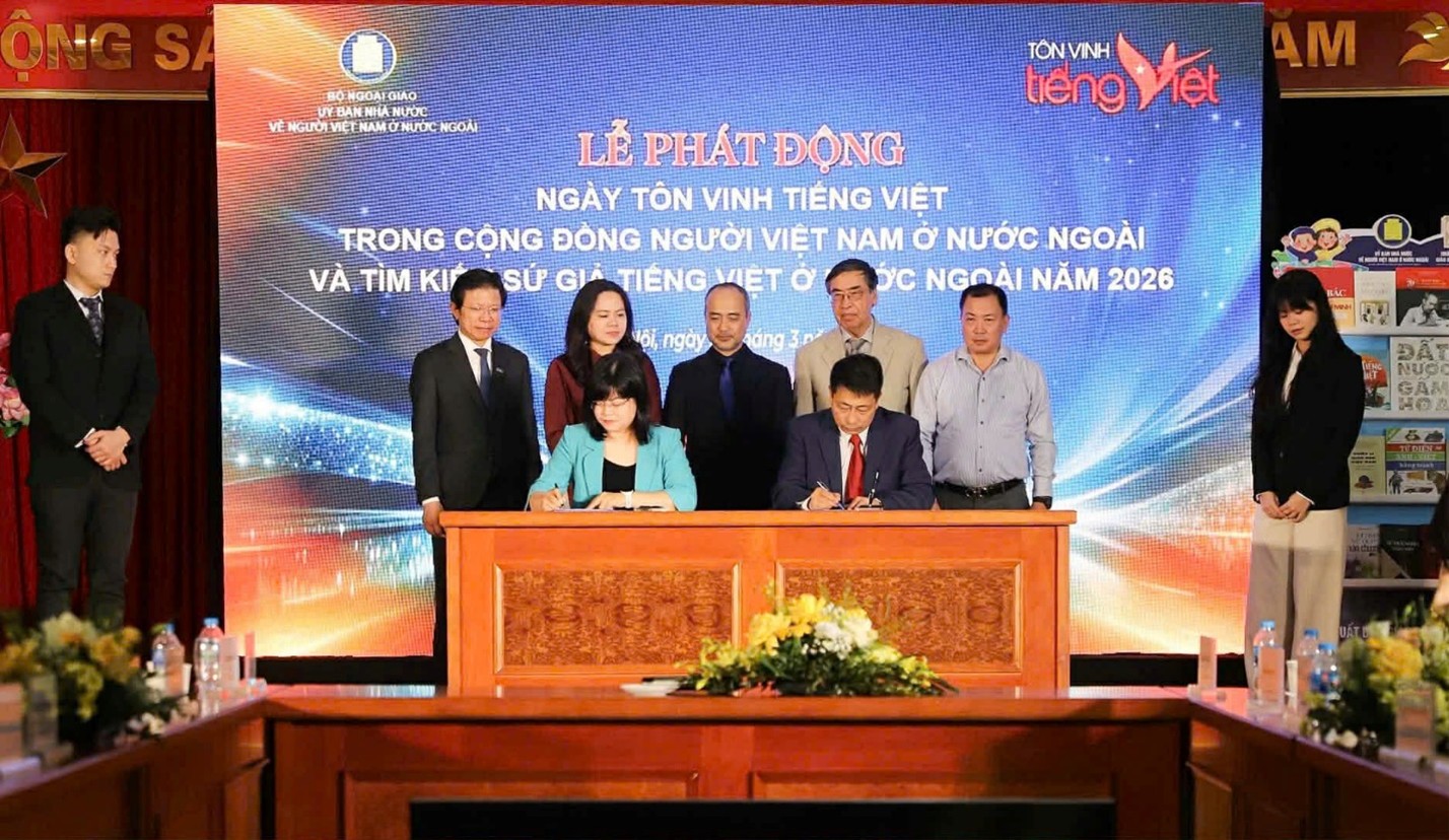 NXBGDVN VÀ VTV4 KÝ KẾT HỢP TÁC, MỞ RỘNG HÀNH TRÌNH ĐƯA TIẾNG VIỆT RA THẾ GIỚI