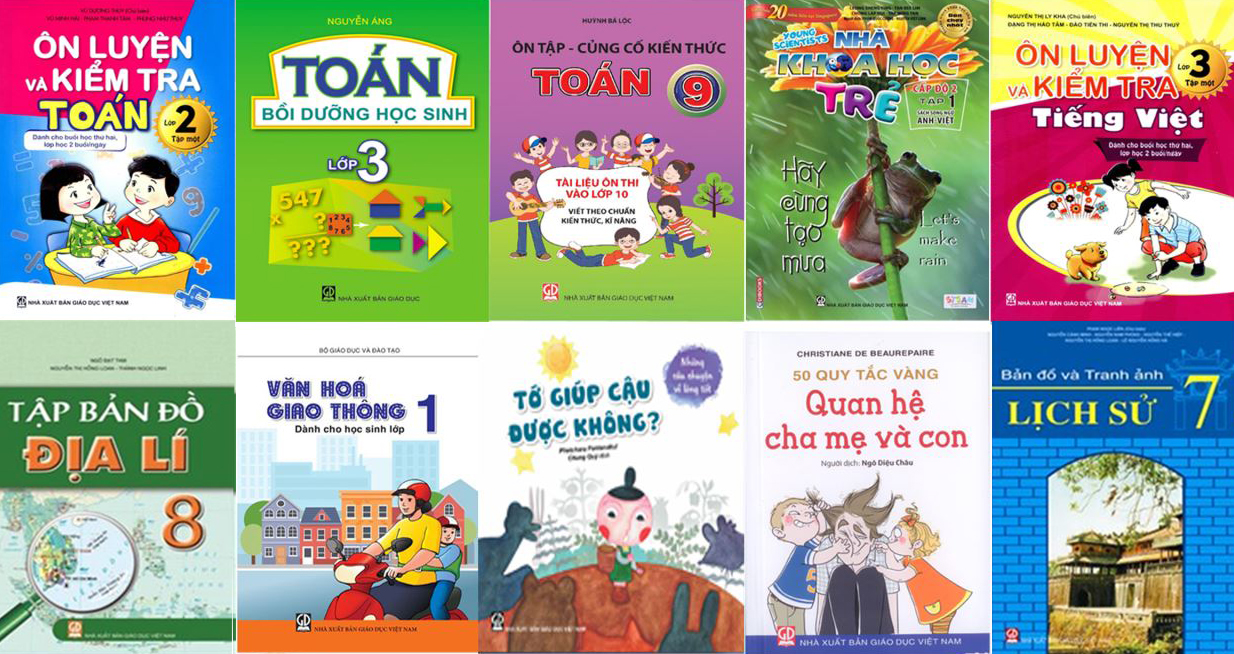 Danh mục sách tham khảo của NXB Giáo dục Việt Nam phát hành tháng 3 năm 2020