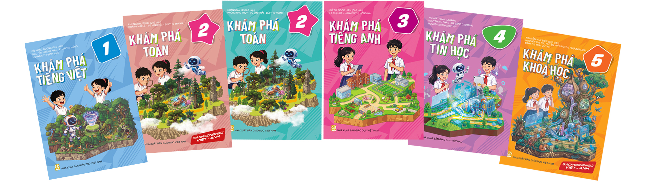 Bộ sách “Khám phá” – Mở cánh cửa tri thức cho học sinh tiểu học
