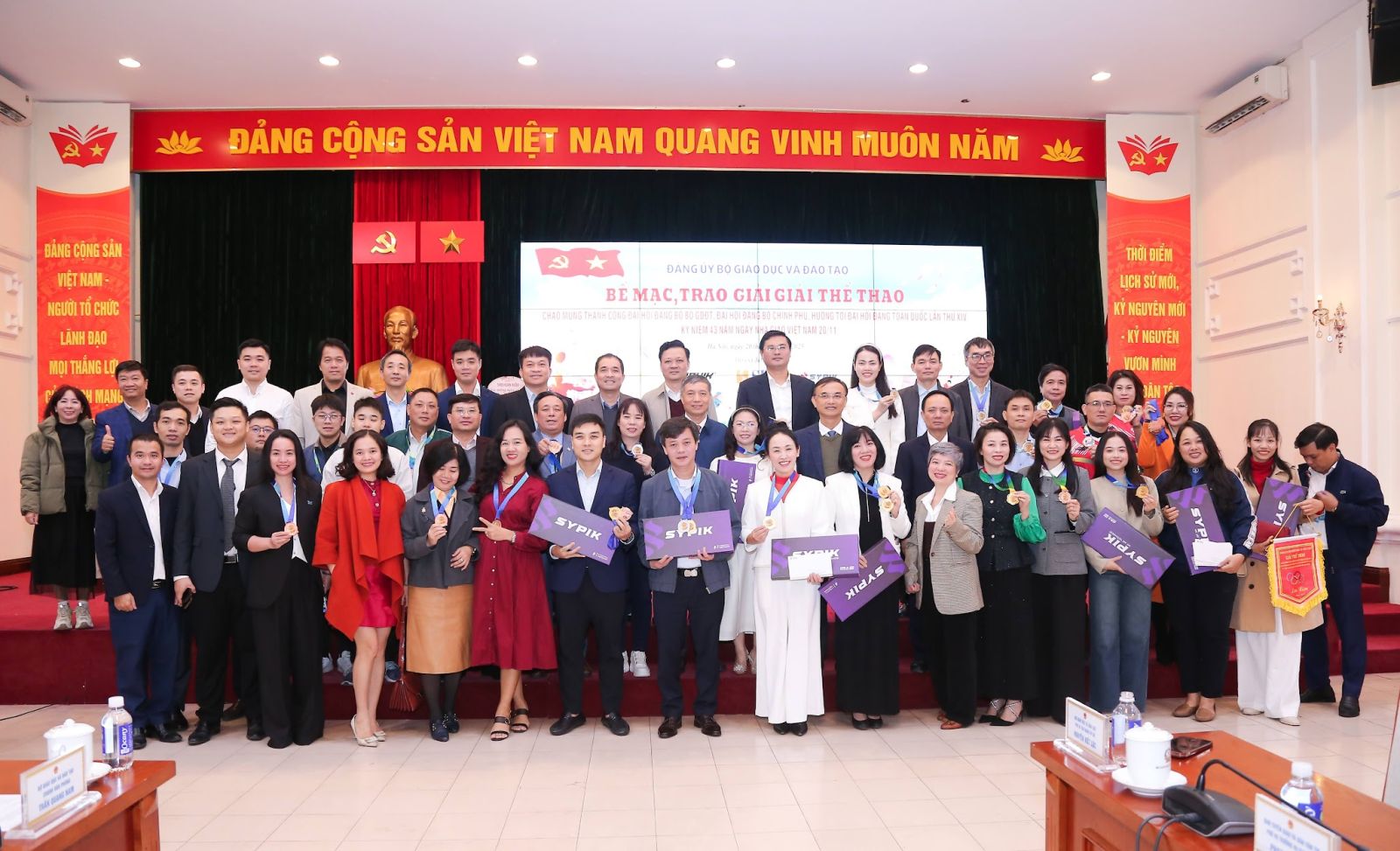 Tổ chức thành công Giải thể thao lần thứ nhất của Đảng ủy Bộ GDĐT