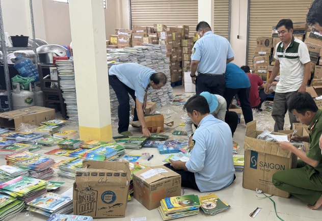 Phát hiện gần 80.000 quyển sách giáo khoa giả mạo bao bì, nhãn hàng hóa Nhà xuất bản Giáo dục Việt Nam