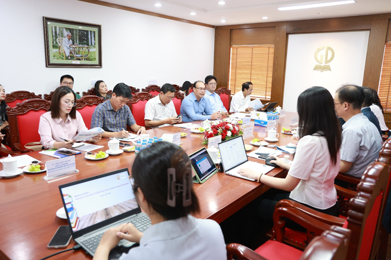 Nhà xuất bản Giáo dục Việt Nam tiếp đón và làm việc với Công ty Giáo dục  Visang, Hàn Quốc