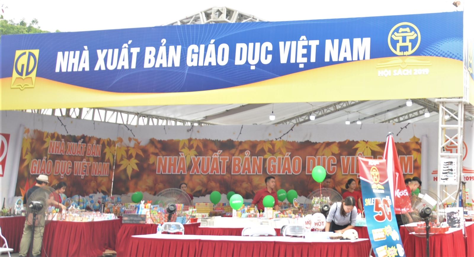 Nhà xuất bản Giáo dục Việt Nam tham gia Hội sách Hà Nội lần thứ VI năm 2019
