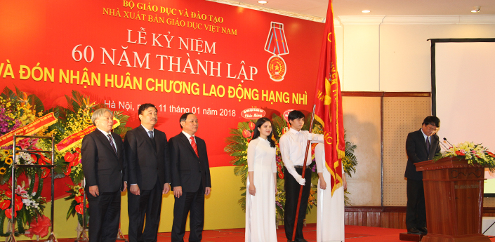 Nhà xuất bản Giáo dục Việt Nam kỷ niệm 60 năm thành lập và đón nhận Huân chương Lao động hạng Nhì
